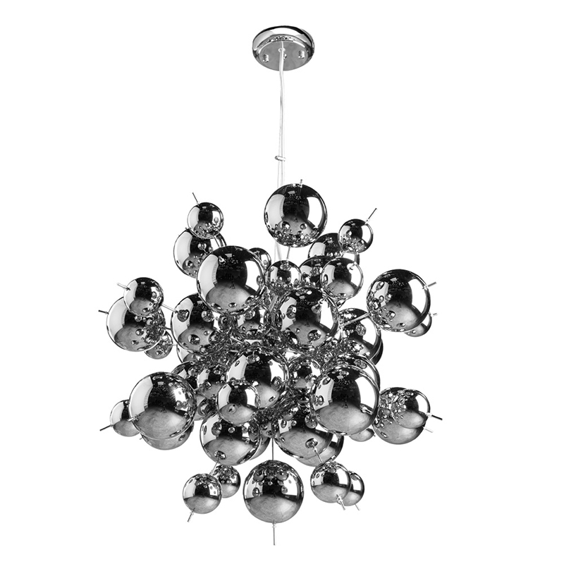 Люстра Bubbles of Mercury Chandelier Темный хром Люстра Bubbles of Mercury Chandelier Темный хром в Костроме | Loft Concept