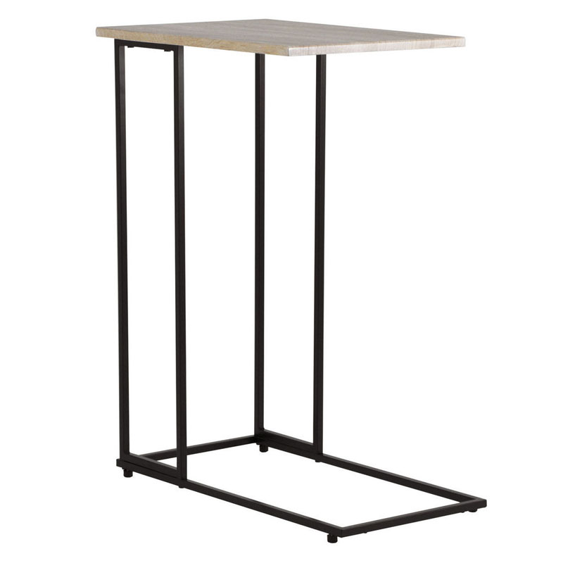 Приставной стол Industrial Oak Aubrey Side Table Черный Приставной стол Industrial Oak Aubrey Side Table Черный в Костроме | Loft Concept