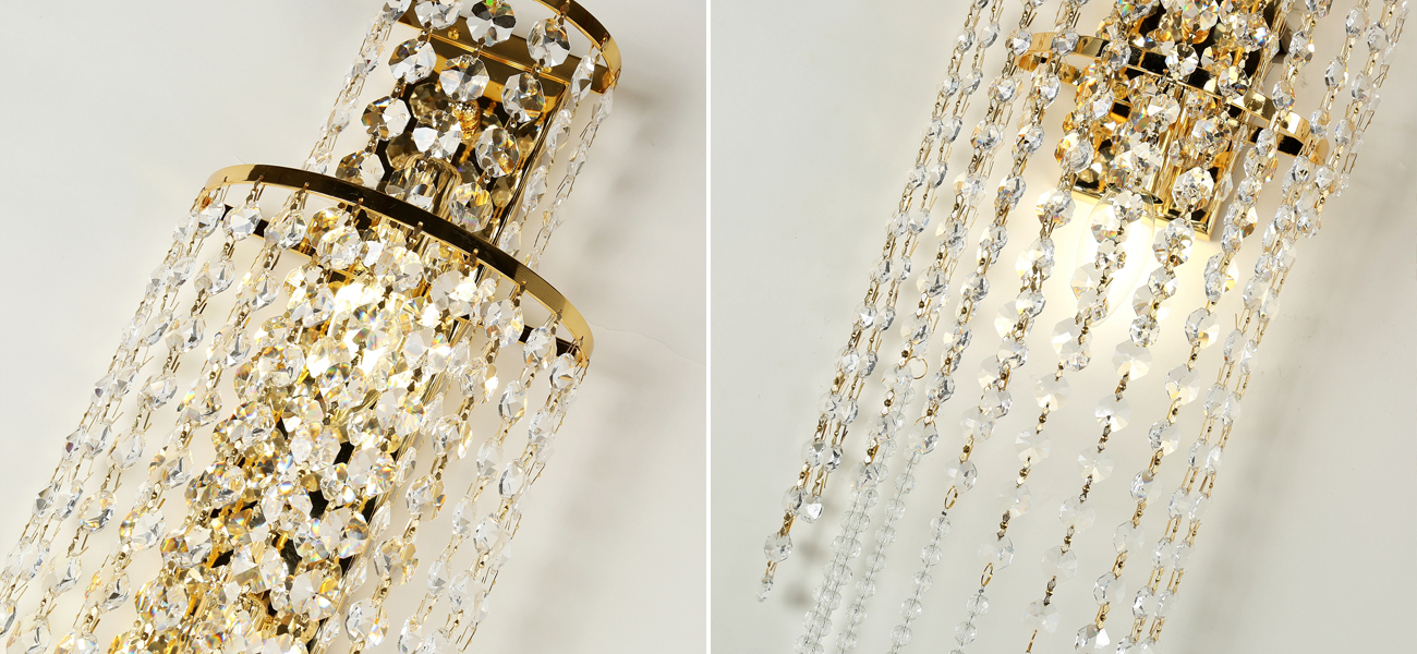 Бра с хрустальными элементами Torus - фото