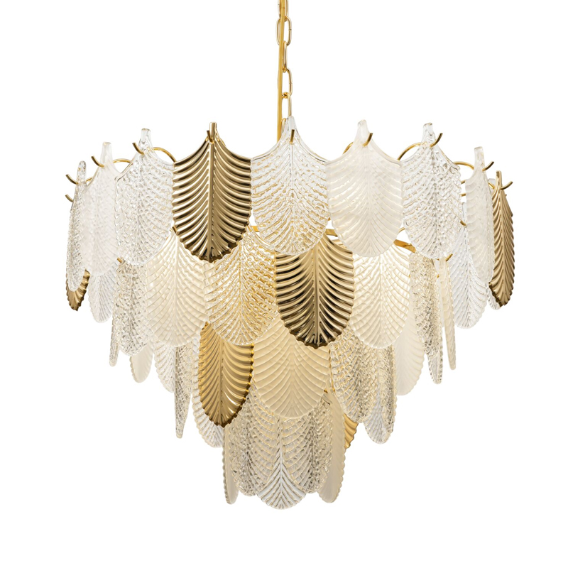 Люстра Feyar Gold Enlarged c Рельефным Стеклом Золотой Белый Люстра Feyar Gold Enlarged c Рельефным Стеклом Золотой Белый в Костроме | Loft Concept