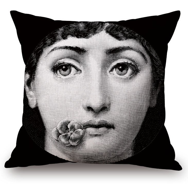 Декоративная подушка Fornasetti 010 Декоративная подушка Fornasetti 010 в Костроме | Loft Concept