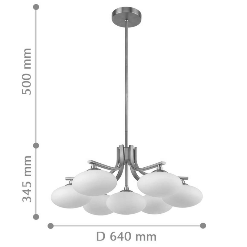Oval Balls Mushrooms Chandelier 7 Brass Oval Balls Mushrooms Chandelier 7 Brass в Костроме