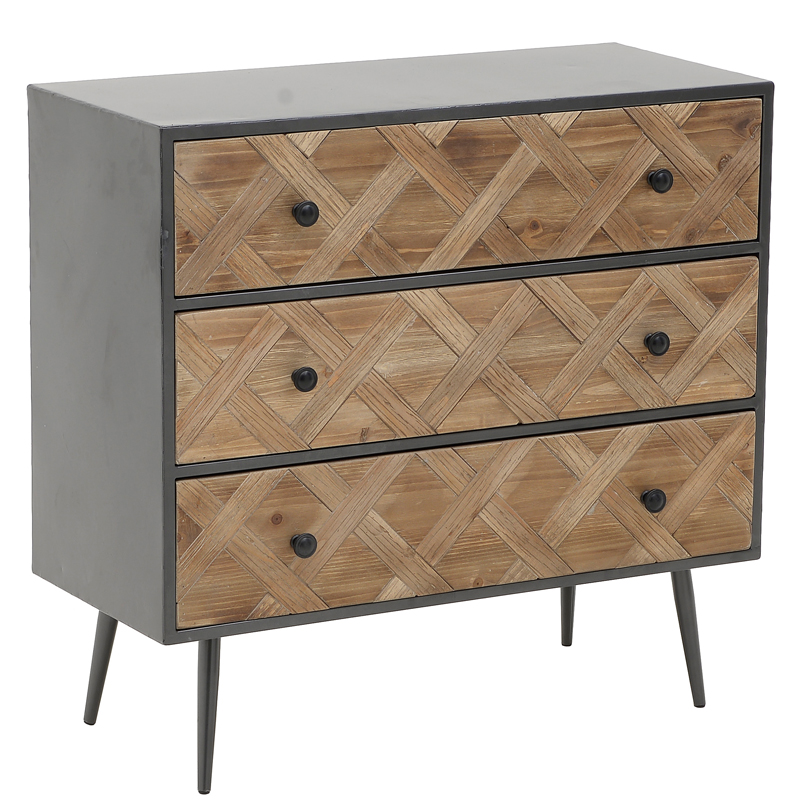 Комод Fidelia Chest of Drawers Древесина Черный Комод Fidelia Chest of Drawers Древесина Черный в Костроме | Loft Concept