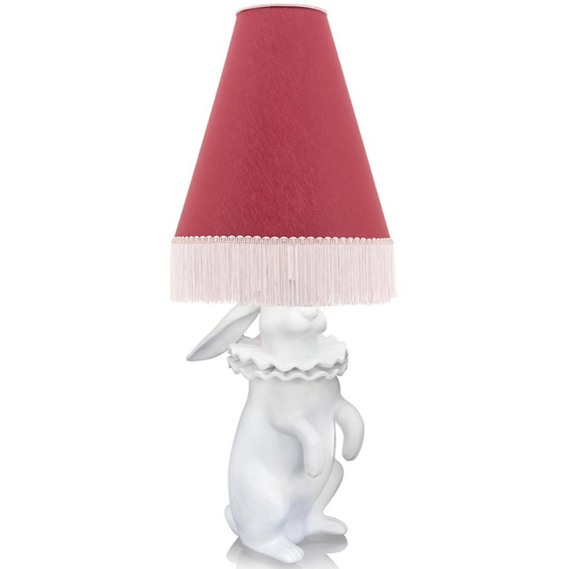Настольная лампа Lamptable Rabbit Antique Pink Бургундский красный Розовый Белый Настольная лампа Lamptable Rabbit Antique Pink Бургундский красный Розовый Белый в Костроме | Loft Concept