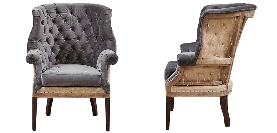 Кресло Gamilton Armchair Gray Кресло Gamilton Armchair Gray - Loft-Concept в Костроме