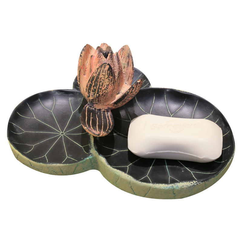 Мыльница Lotus Leaves Графит Зеленый шалфей Розовый Мыльница Lotus Leaves Графит Зеленый шалфей Розовый в Костроме | Loft Concept
