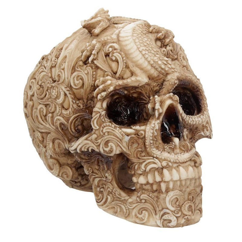 Статуэтка Skull Dragon Pattern Бежевый Статуэтка Skull Dragon Pattern Бежевый в Костроме | Loft Concept