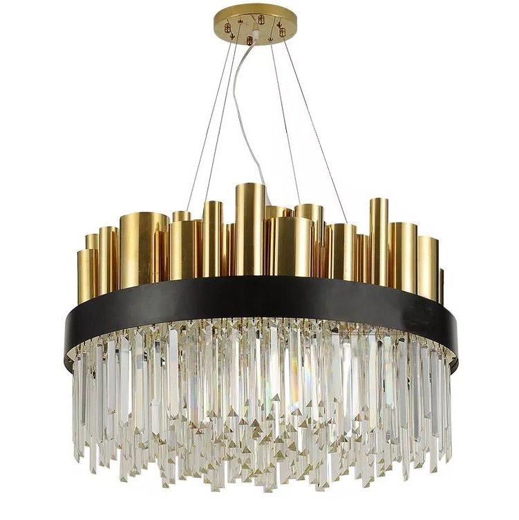 Люстра Luxurious Stainless Steel Nordic Chandelier Золотой Прозрачное Стекло Люстра Luxurious Stainless Steel Nordic Chandelier Золотой Прозрачное Стекло в Костроме | Loft Concept