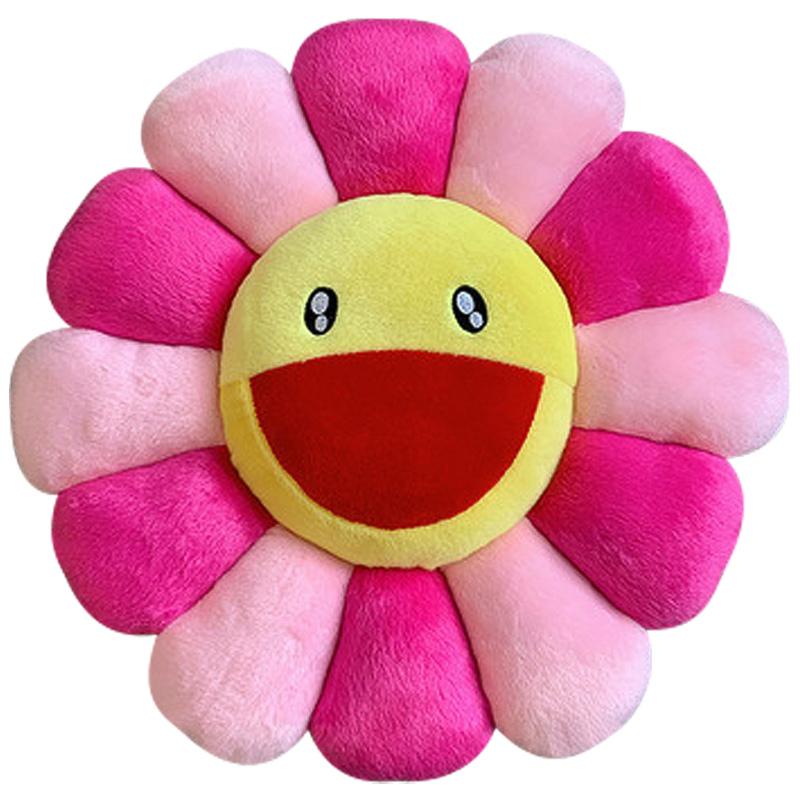 Подушка Takashi Murakami Pink Розовый Подушка Takashi Murakami Pink Розовый в Костроме | Loft Concept