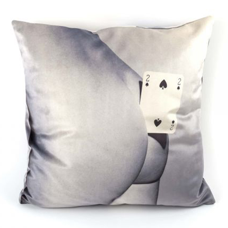 Подушка Seletti Cushion Two of spades Мульти Подушка Seletti Cushion Two of spades Мульти в Костроме | Loft Concept