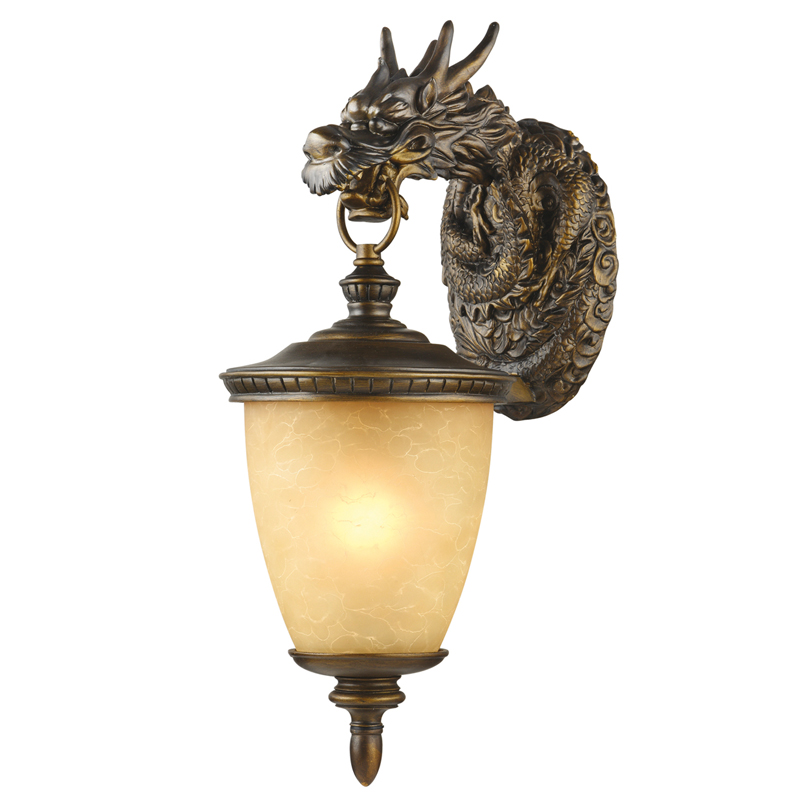 Уличный светильник Dragon Lantern Темная бронза Прозрачное Стекло Уличный светильник Dragon Lantern Темная бронза Прозрачное Стекло в Костроме | Loft Concept