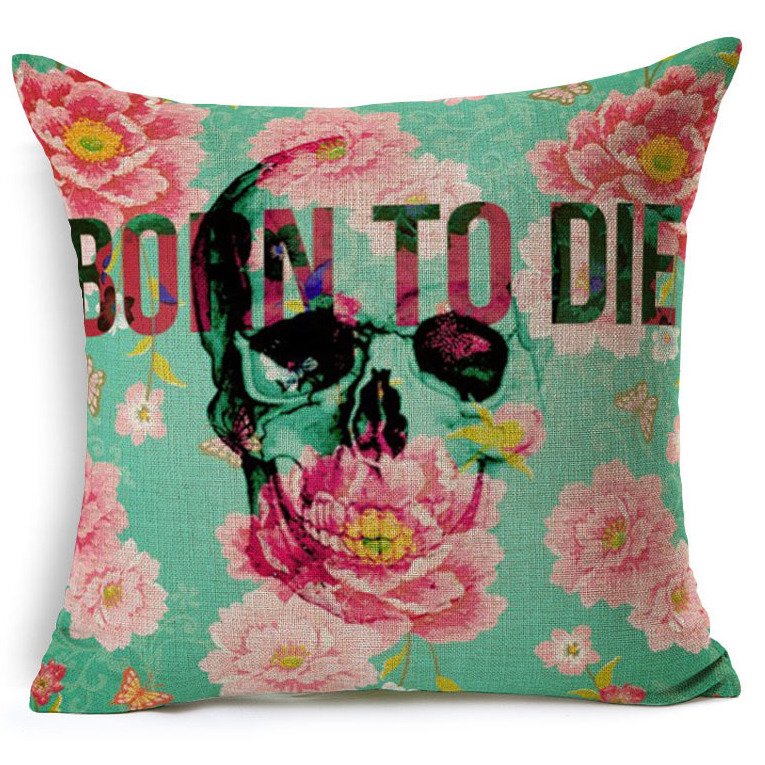Декоративная подушка Born to die Декоративная подушка Born to die в Костроме | Loft Concept