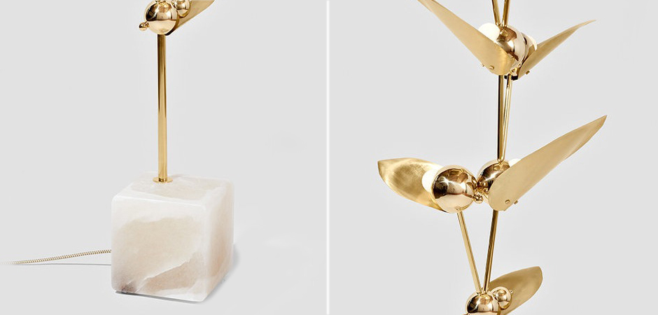 Торшер LAVRA Floor Lamp Gold Торшер LAVRA Floor Lamp Gold - Loft-Concept в Костроме