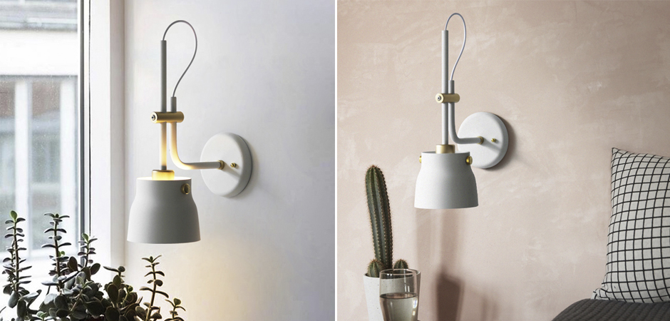 Бра RAM PLASENCIA Wall Lamp white Бра RAM PLASENCIA Wall Lamp white - Loft-Concept в Костроме
