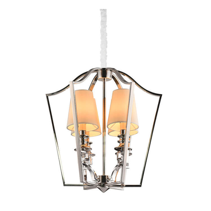 Люстра Art Lamp Beige nickel Никель Сатин Бежевый Люстра Art Lamp Beige nickel Никель Сатин Бежевый в Костроме | Loft Concept