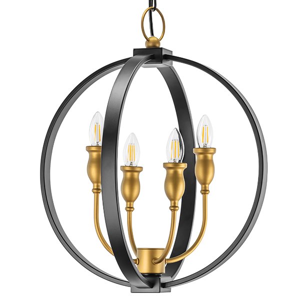 Люстра Olivier Frosted Gold Candles Черный Золотой Люстра Olivier Frosted Gold Candles Черный Золотой в Костроме | Loft Concept