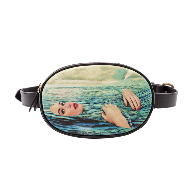 Поясная сумка Seletti Seagirl Черный Голубой Поясная сумка Seletti Seagirl Черный Голубой в Костроме | Loft Concept