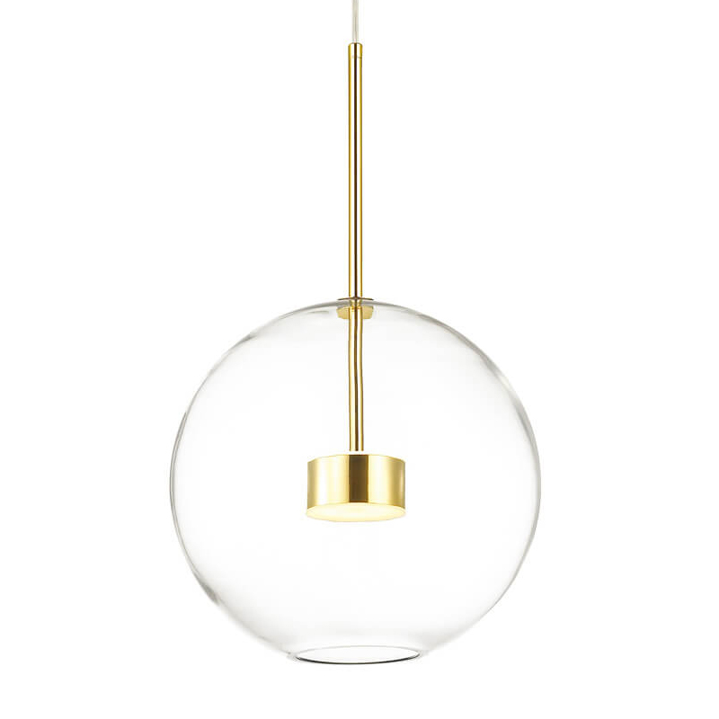 Подвесной светильник Transparent Bubble Pendant Gold One Глянцевое золото Прозрачный Подвесной светильник Transparent Bubble Pendant Gold One Глянцевое золото Прозрачный в Костроме | Loft Concept