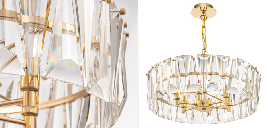 Люстра Ruby Crystal Chandelier Gold 53 Люстра Ruby Crystal Chandelier Gold 53 - Loft-Concept в Костроме