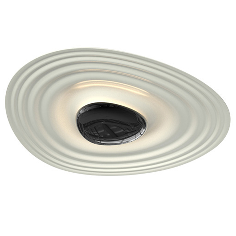 Потолочный светильник Aceline Light 1 плафон Белый Черный Потолочный светильник Aceline Light 1 плафон Белый Черный в Костроме | Loft Concept