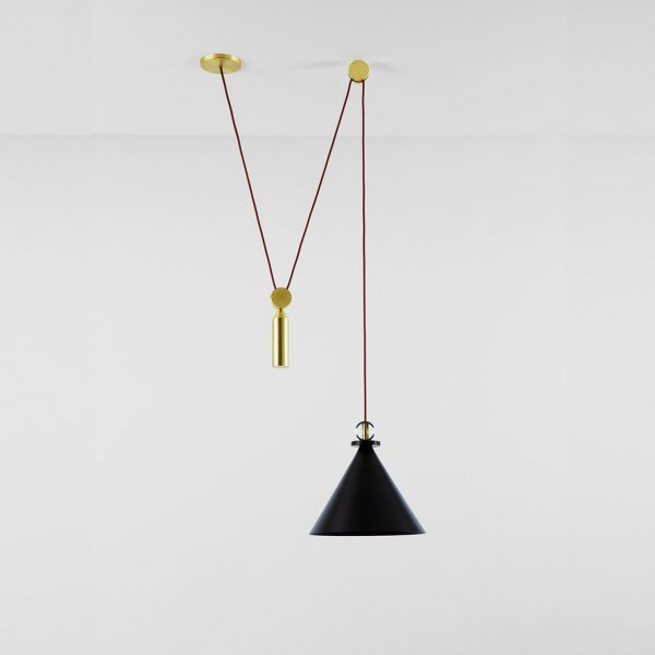 Подвесной светильник Shape up Pendant Cone Black Черный Подвесной светильник Shape up Pendant Cone Black Черный в Костроме | Loft Concept