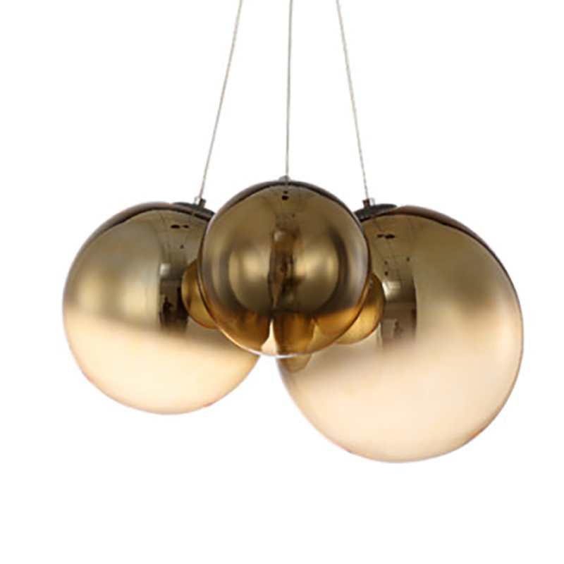 Светильник подвесной Golden balls lamp Золотой Светильник подвесной Golden balls lamp Золотой в Костроме | Loft Concept