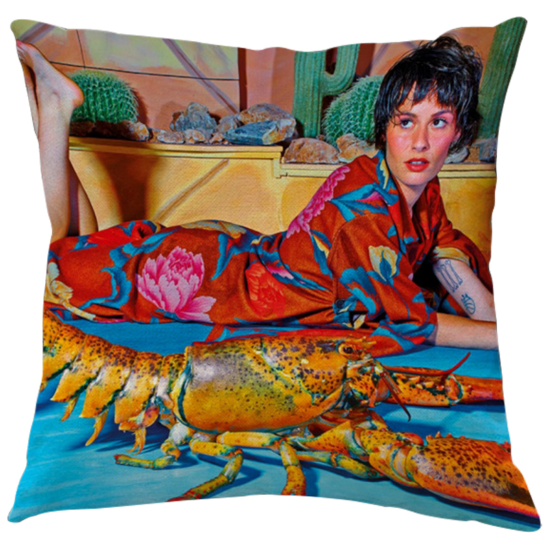 Декоративная подушка Seletti Cushion Lobster Мульти Декоративная подушка Seletti Cushion Lobster Мульти в Костроме | Loft Concept
