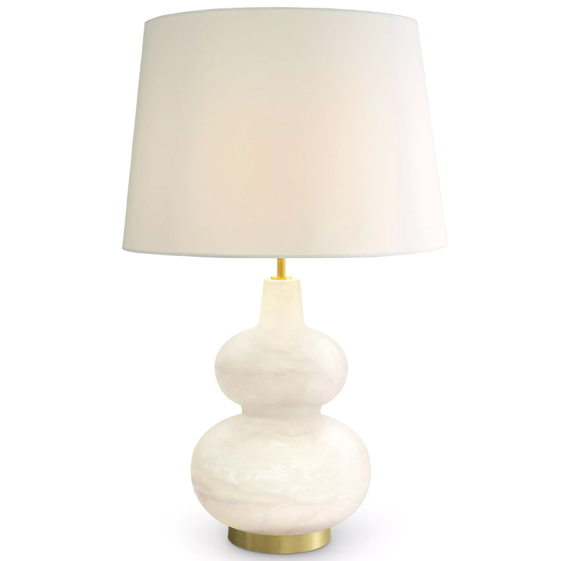 Настольная лампа Eichholtz Table Lamp Cavo Бежевый Латунь Настольная лампа Eichholtz Table Lamp Cavo Бежевый Латунь в Костроме | Loft Concept