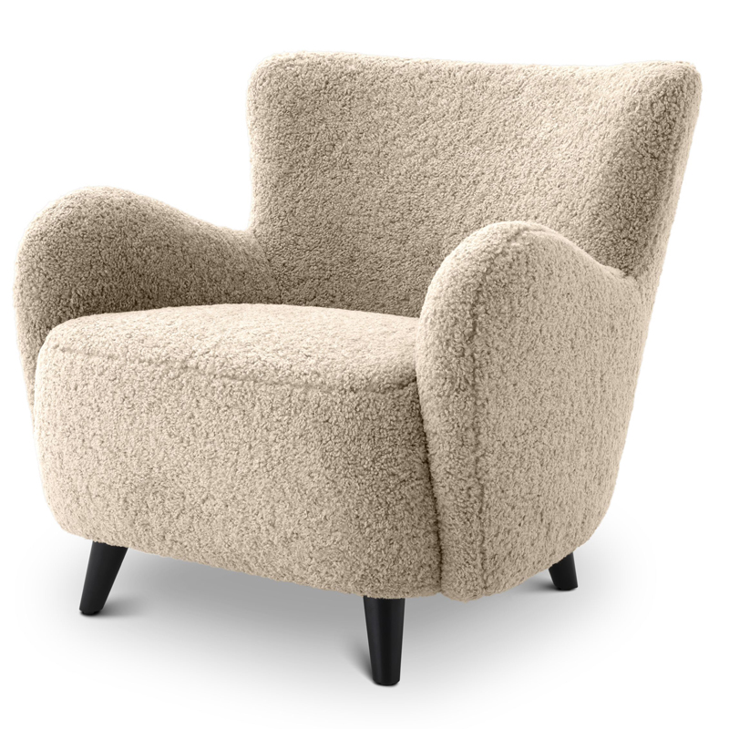 Кресло Eichholtz Chair Svante s Песочный Черный Кресло Eichholtz Chair Svante s Песочный Черный в Костроме | Loft Concept