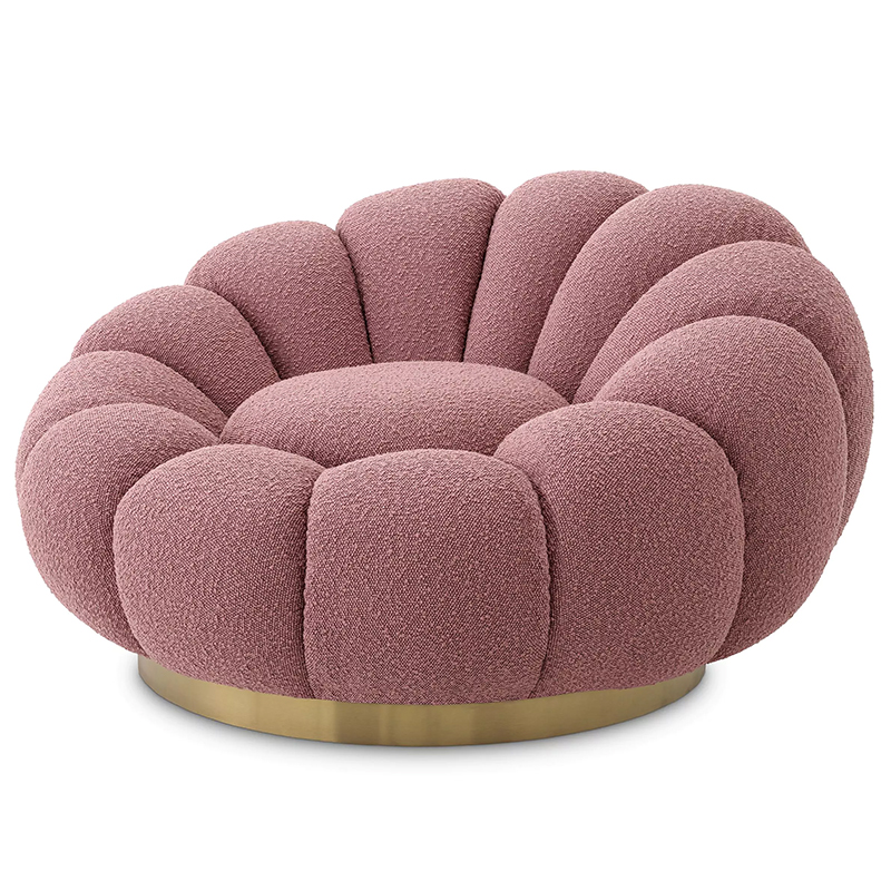 Кресло Eichholtz Swivel Chair Mello Rose Дымчатая Роза Латунь Кресло Eichholtz Swivel Chair Mello Rose Дымчатая Роза Латунь в Костроме | Loft Concept