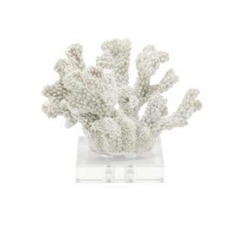 Статуэтка White Coral 12 Белый Прозрачный Статуэтка White Coral 12 Белый Прозрачный в Костроме | Loft Concept