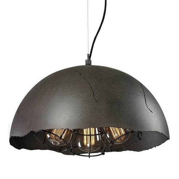 Подвесной светильник Uneven Edge Loft Pendant lamp 3 Графит Подвесной светильник Uneven Edge Loft Pendant lamp 3 Графит в Костроме | Loft Concept