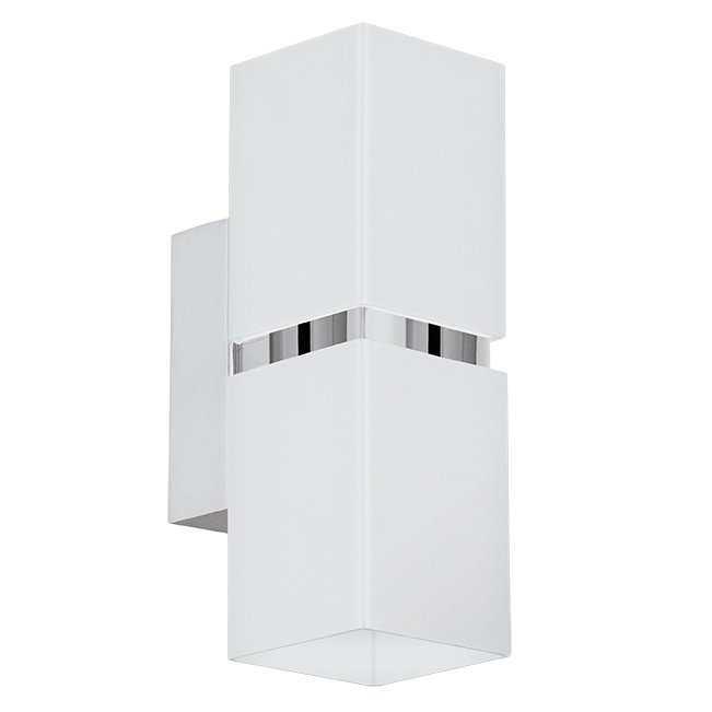 Бра Lestor double square chrome white Белый Хром Бра Lestor double square chrome white Белый Хром в Костроме | Loft Concept