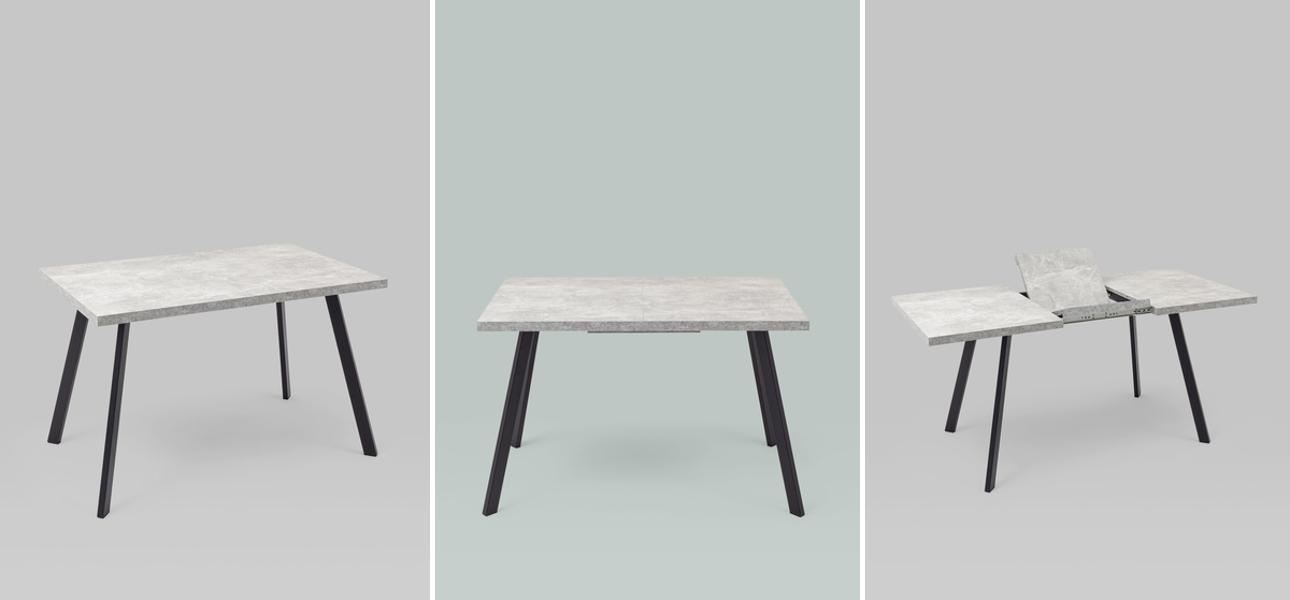 Стол обеденный Harris Collection столешница бетон - фото