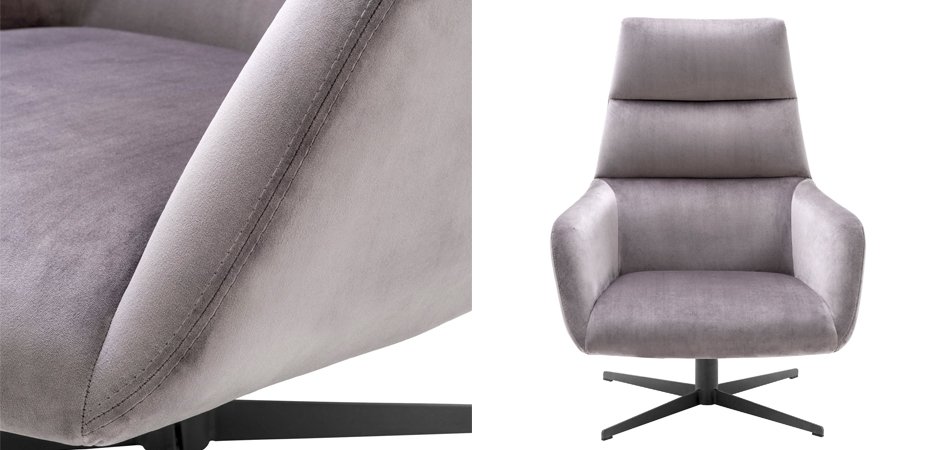Кресло Eichholtz Swivel Chair & Ottoman Nautilus Кресло Eichholtz Swivel Chair & Ottoman Nautilus - Loft-Concept в Костроме