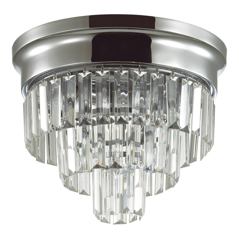 Хрустальная потолочная люстра Crystal Fountain Хром Хром Хрустальная потолочная люстра Crystal Fountain Хром Хром в Костроме | Loft Concept