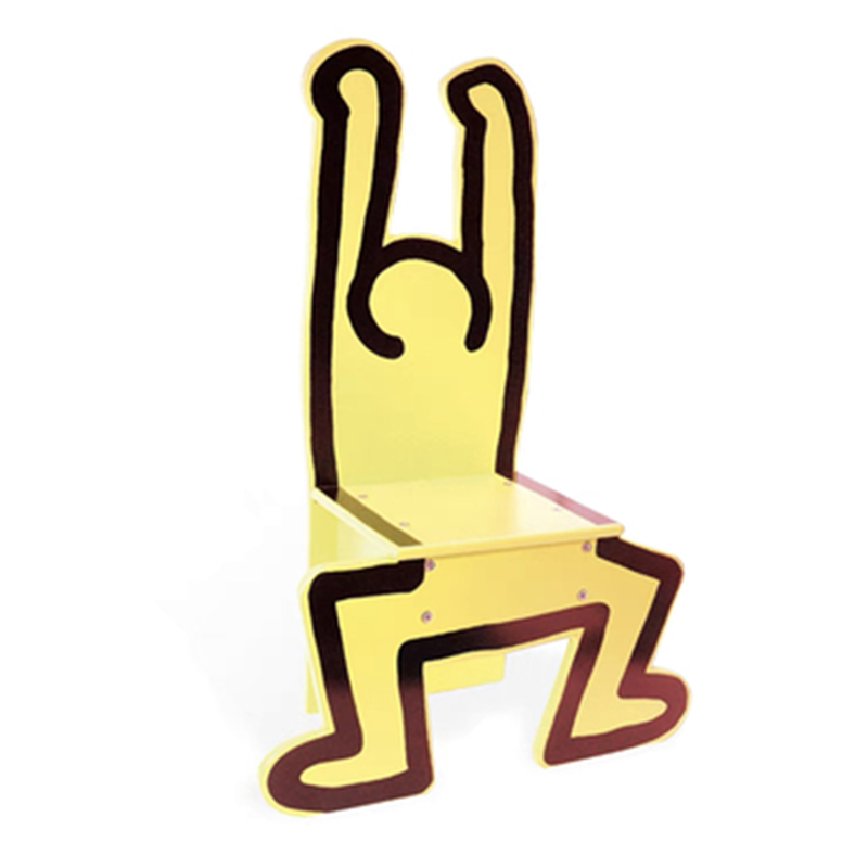 Детский стул Chaise Keith Haring Dancer Vilac Желтый Желтый Детский стул Chaise Keith Haring Dancer Vilac Желтый Желтый в Костроме | Loft Concept