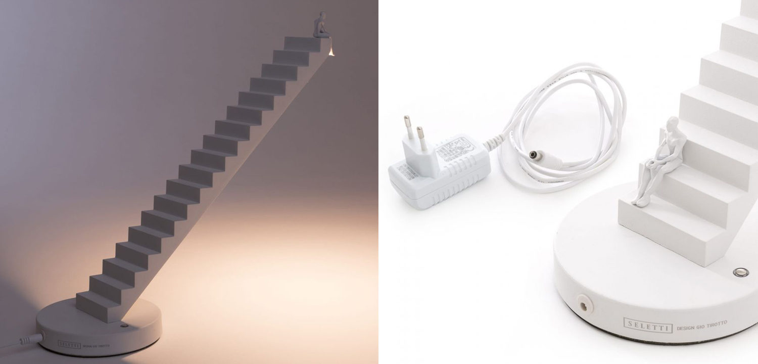 Настольная лампа Seletti Verso Lamp White - фото №1