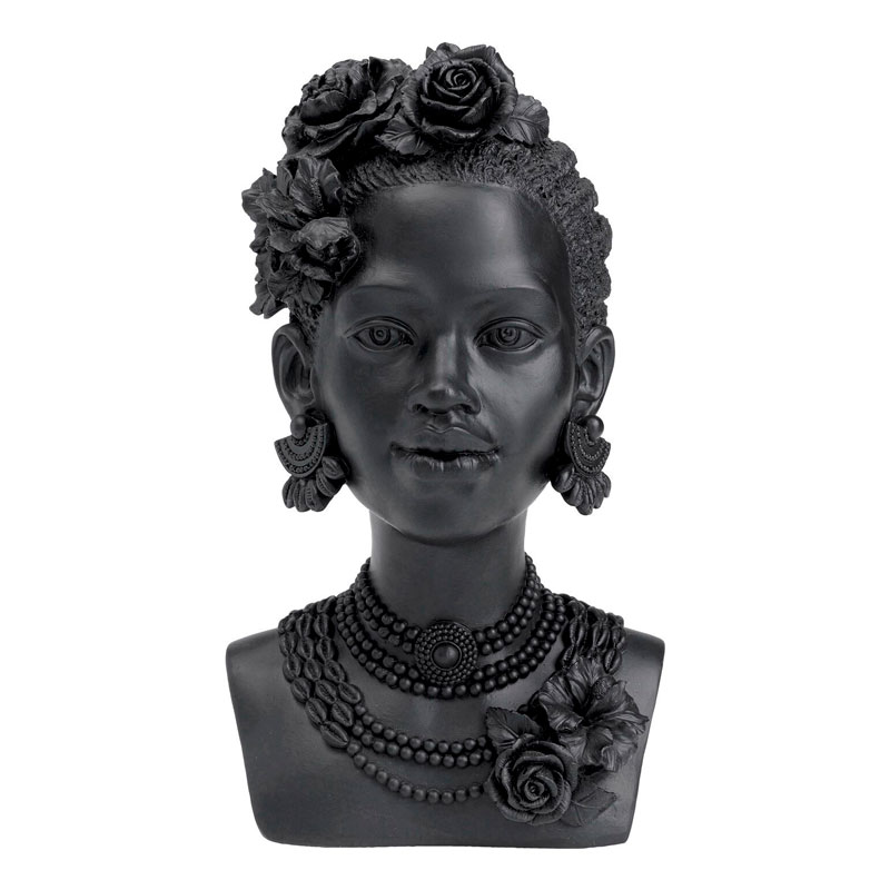 Статуэтка Victoria African Woman Черный Статуэтка Victoria African Woman Черный в Костроме | Loft Concept