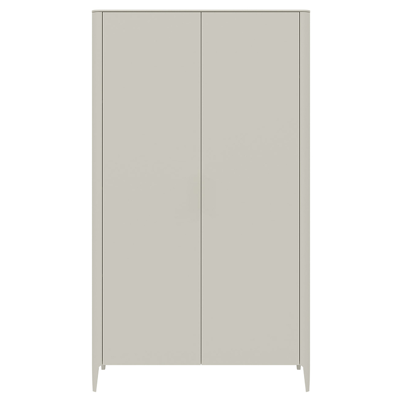 Шкаф двухстворчатый молочного цвета Type Молочный в Костроме | Loft Concept 