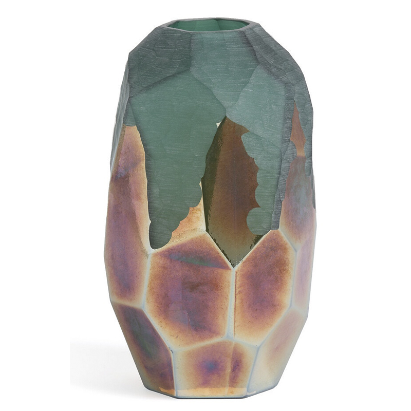 Ваза Giacomo Vase 30 Зеленый Золотой Ваза Giacomo Vase 30 Зеленый Золотой в Костроме | Loft Concept