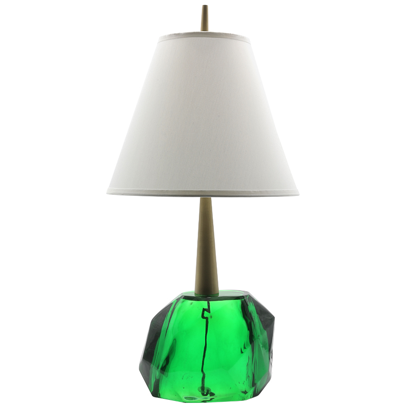 Table Lamp Emerald Прозрачный зеленый Золотой Table Lamp Emerald Прозрачный зеленый Золотой в Костроме | Loft Concept