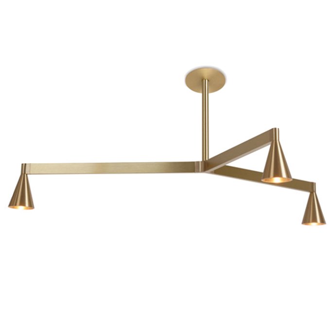 Люстра Austere Ceiling Light Латунь Люстра Austere Ceiling Light Латунь в Костроме | Loft Concept