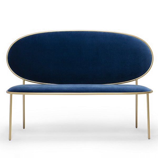 Диван STAY BENCH BY NIKA ZUPANC Золотой Диван STAY BENCH BY NIKA ZUPANC Золотой в Костроме | Loft Concept
