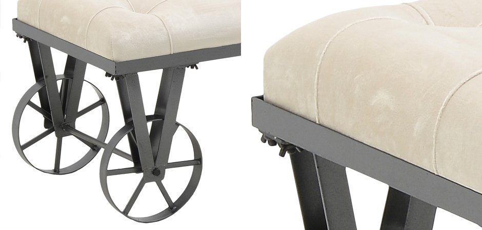 Банкетка Bench Seat Loft white Банкетка Bench Seat Loft white - Loft-Concept в Костроме