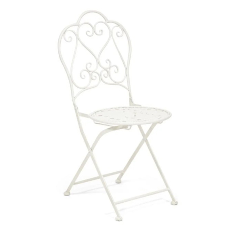 Стул Forged Patterns Love White Белый Стул Forged Patterns Love White Белый в Костроме | Loft Concept
