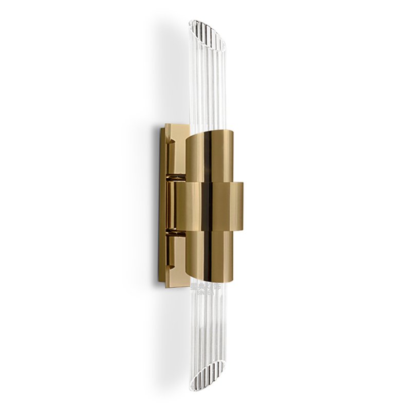 Бра Tycho Small Wall Light from Covet Paris Глянцевое золото Прозрачное Стекло Бра Tycho Small Wall Light from Covet Paris Глянцевое золото Прозрачное Стекло в Костроме | Loft Concept