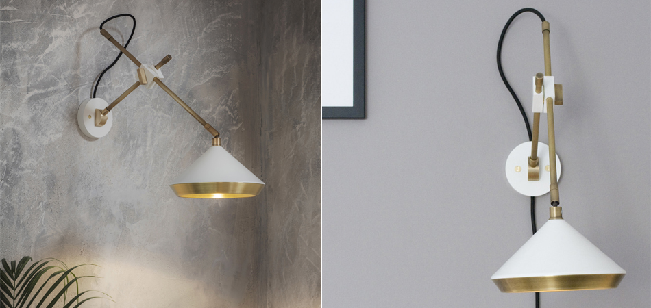 Бра Bert Frank SHEAR SHEAR WALL LIGHT Белый Бра Bert Frank SHEAR SHEAR WALL LIGHT Белый - Loft-Concept в Костроме