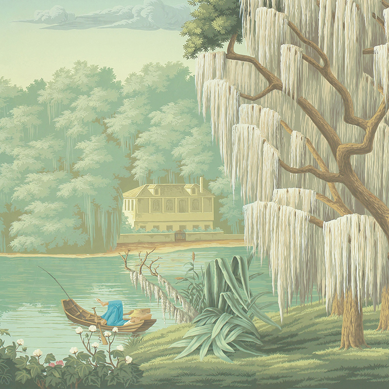 Обои ручная роспись North American River Views Verdoyant on scenic paper Обои ручная роспись North American River Views Verdoyant on scenic paper в Костроме | Loft Concept