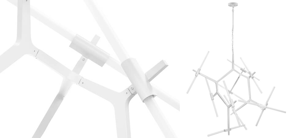 Люстра Агнес Chandelier White 20 Люстра Агнес Chandelier White 20 - Loft-Concept в Костроме